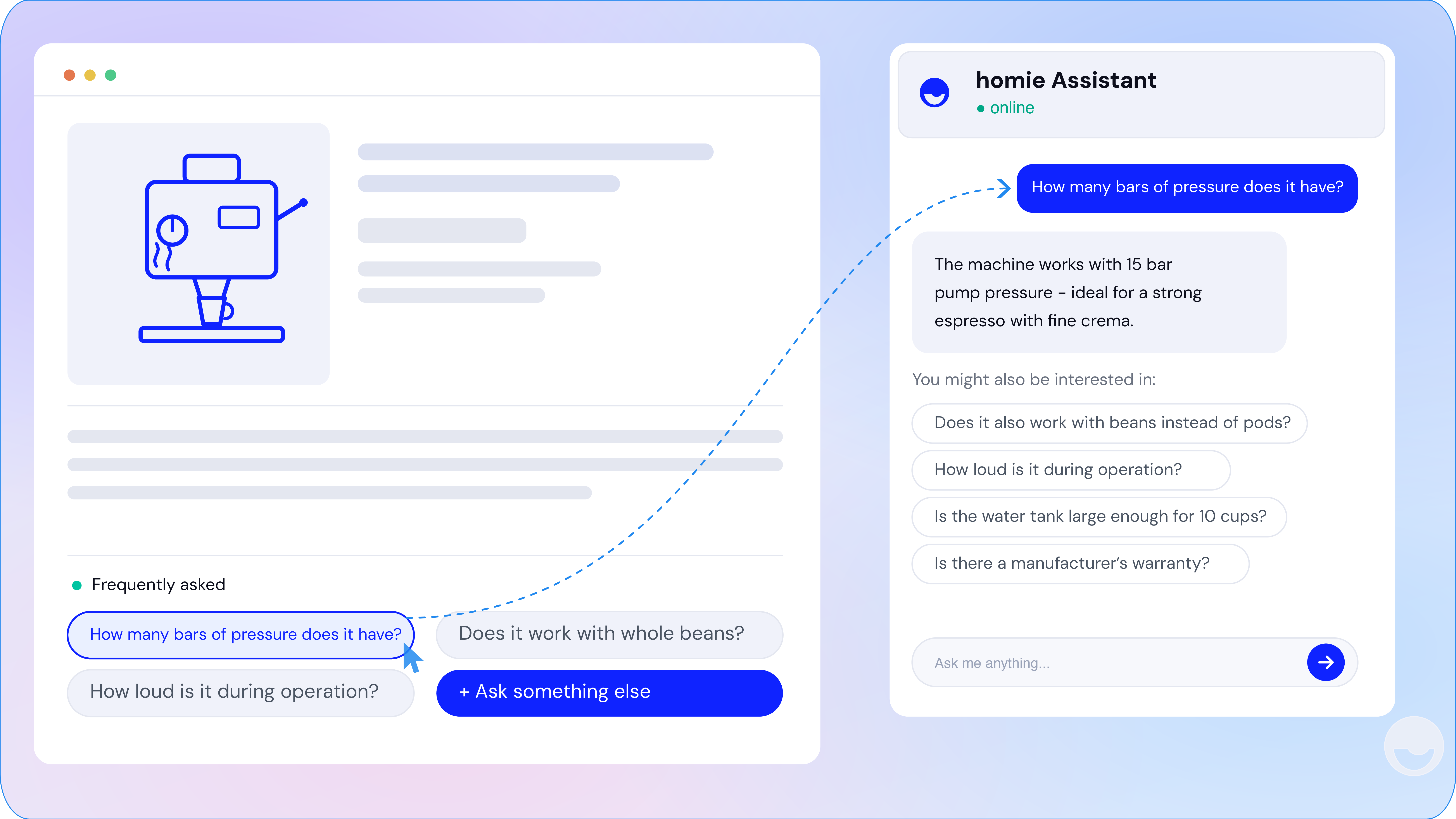Overview of the three Custom Tools use cases: package status, support handover, lead capture