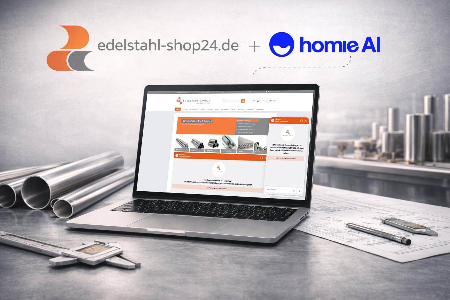 Presch Edelstahl Service GmbH × homie AI: Vom Suchenden zum Kunden – in Sekunden